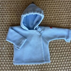 LIKE-NEW WIDGEON UNISEX HOODED FLEECE JACKET - LIGHT BLUE